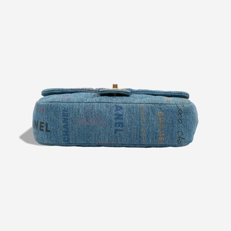 Chanel Mood Flap Bag Mini Rectangular Denim Blue / Multicolour Inside | Sell your designer bag