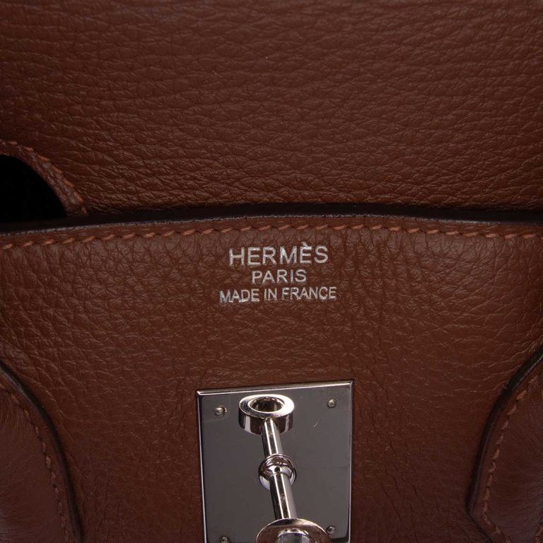 Hermès Birkin 35 Togo Brûlée Logo | Sell your designer bag