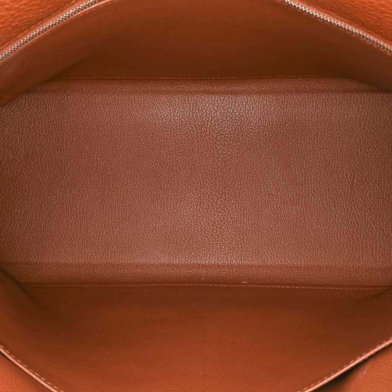 Hermès Kelly Harlequin 35 Togo Ultraviolet / Bleu Lin / Étain / Étoupe / Gold / Bleu Obscur Inside | Sell your designer bag