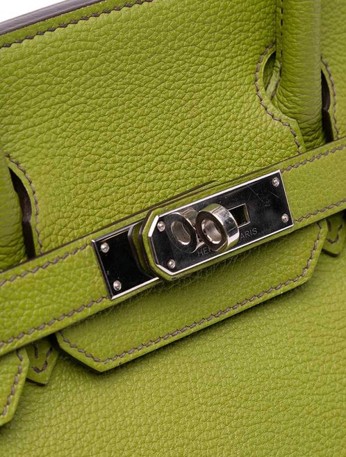 Hermès Birkin 30 Togo Vert Chartreuse Closing System | Sell your designer bag