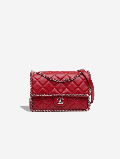 Chanel Chain Around Medium Lamb Red Front | Sell your designer bag