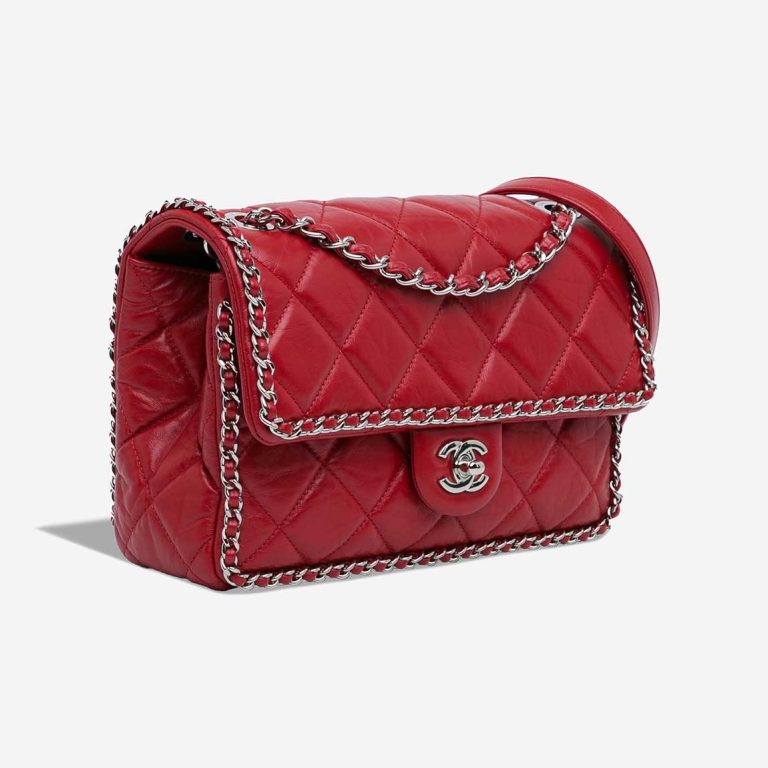 Chanel Chain Around Medium Lamb Red | Sell your designer bag