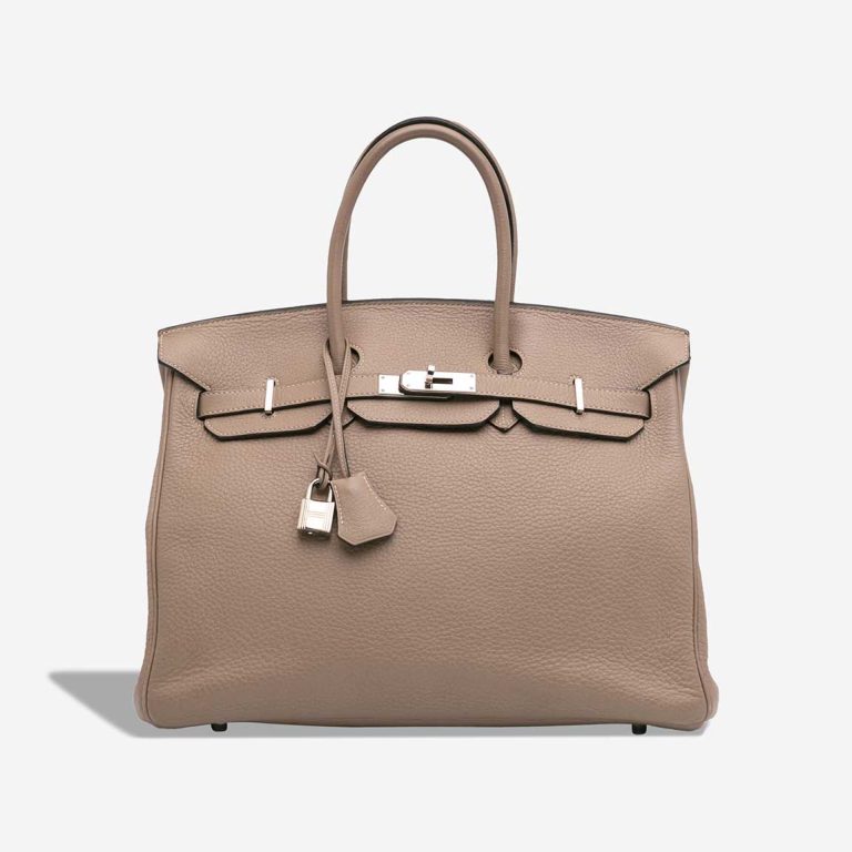 Hermès Birkin 35 Togo Gris Tourterelle Front | Sell your designer bag