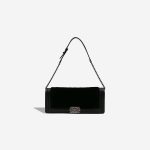 Chanel Boy East-West Lamb / Shearling Black Front | Sell your designer bag
