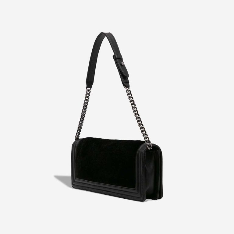 Chanel Boy East-West Lamb / Shearling Black | Sell your designer bag