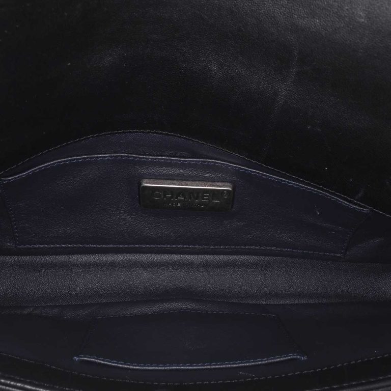 Chanel Boy East-West Lamb / Shearling Black Inside | Sell your designer bag