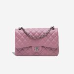 Chanel Timeless Jumbo Caviar Violet Front | Sell your designer bag
