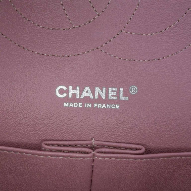 Chanel Timeless Jumbo Caviar Violet Logo | Sell your designer bag