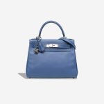 Hermès Kelly 28 Togo Bleu Paradise / Rouge Tomate Front | Sell your designer bag