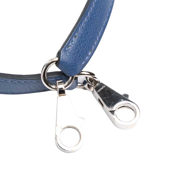 Hermès Kelly 28 Togo Bleu Paradise / Rouge Tomate Signs of wear | Sell your designer bag