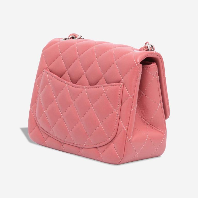 Chanel Timeless Mini Square Lamb Pink Front | Sell your designer bag