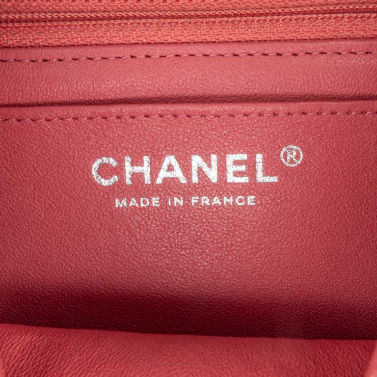 Chanel Timeless Mini Square Lamb Pink Front | Sell your designer bag