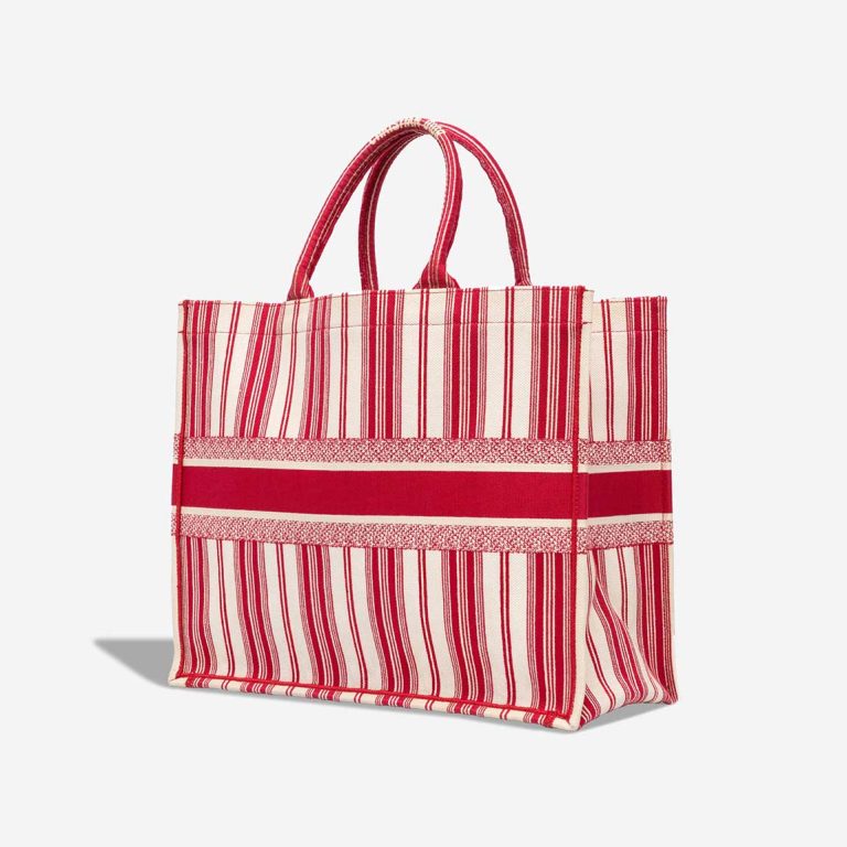 Dior Book Tote Large Canvas Red / White | Sell your designer bag
