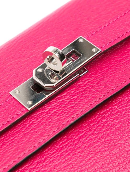 Hermès Kelly To Go Chèvre Mysore Rose Mexico Closing System | Sell your designer bag