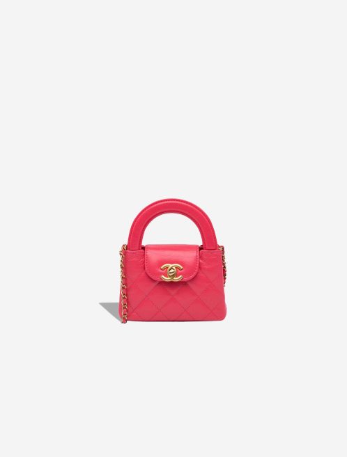 Chanel Kelly Micro Crinkled Calf Pink Front | Sell your designer bag