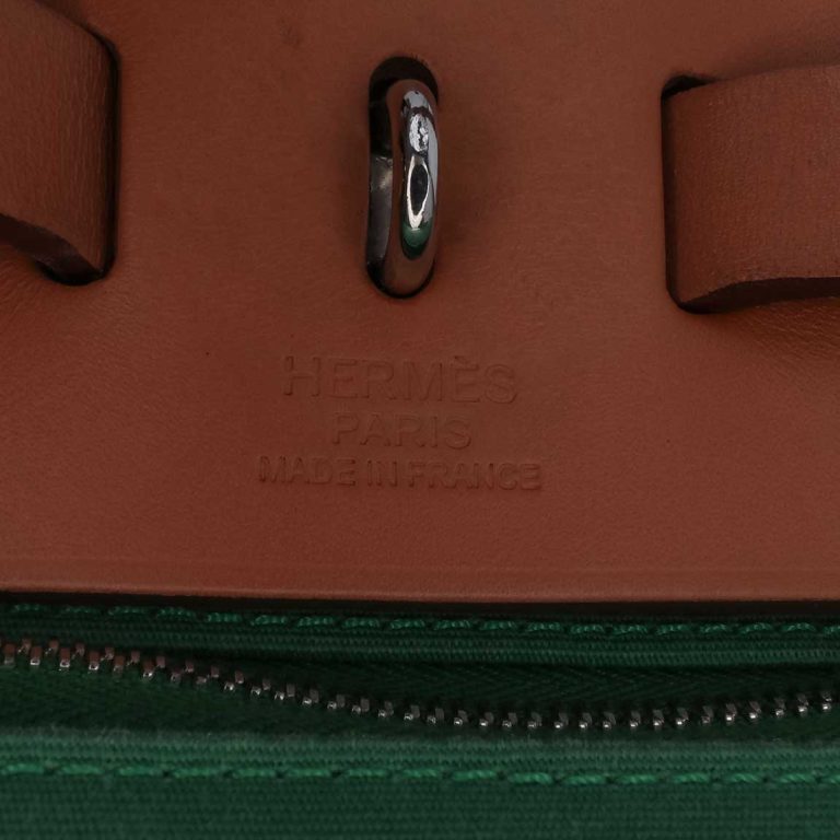Hermès Herbag 31 Toile / Vache Hunter Bambou Logo | Sell your designer bag
