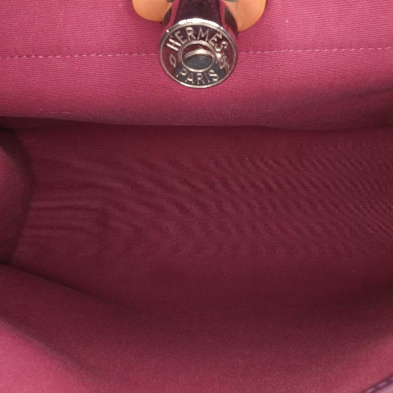 Hermès Herbag 31 Toile / Vache Hunter Raisin / Sable Naturel Inside | Sell your designer bag