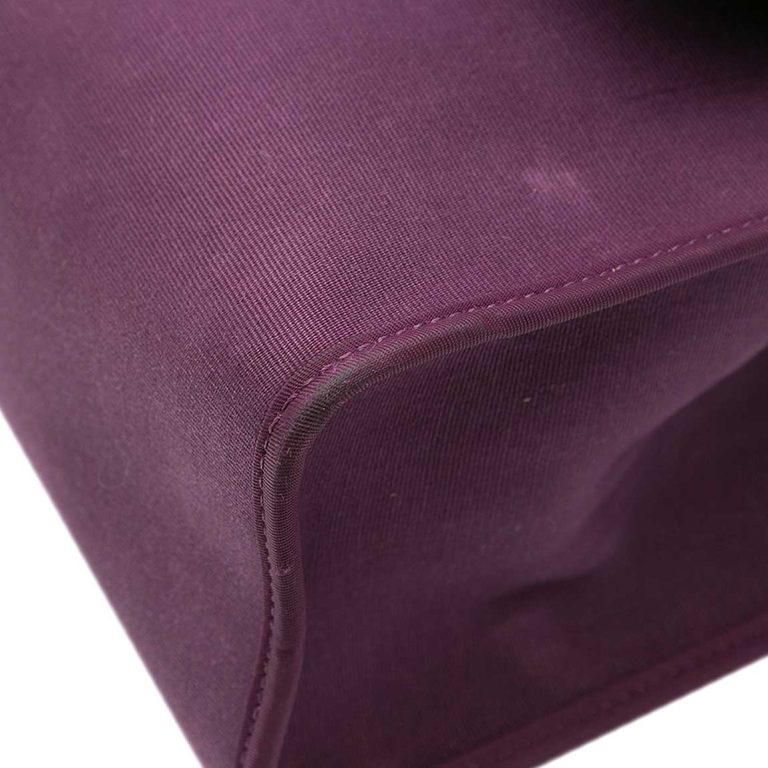 Hermès Herbag 31 Toile / Vache Hunter Raisin / Sable Naturel Signs of wear | Sell your designer bag
