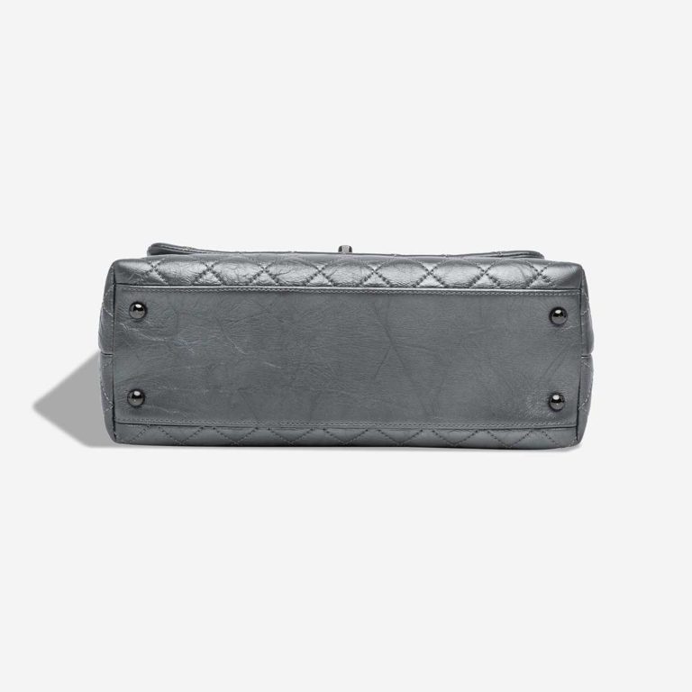 Chanel Timeless Coco Top Handle Medium Aged Calf Grey | Sell your designer bag