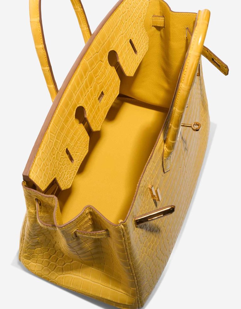 Hermès Birkin 35 Porosus Crocodile Mimosa Inside | Sell your designer bag