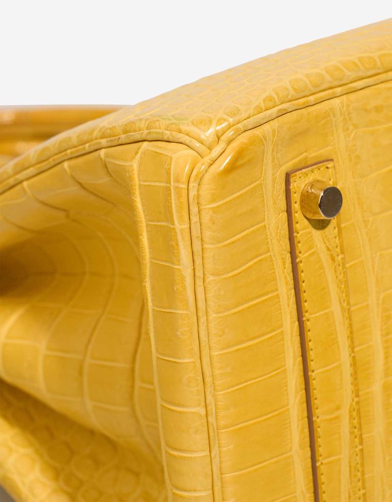 Hermès Birkin 35 Porosus Crocodile Mimosa Signs of wear | Sell your designer bag