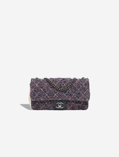 Chanel Timeless Medium Tweed Blue Front | Sell your designer bag