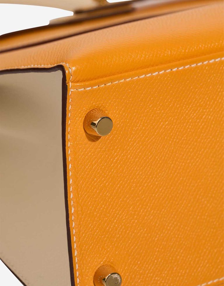 Hermès Kelly HSS 28 Epsom Jaune d'Or / Nata Signs of wear | Sell your designer bag