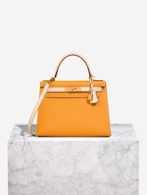 Hermès Kelly HSS 28 Epsom Jaune d'Or / Nata Front | Sell your designer bag