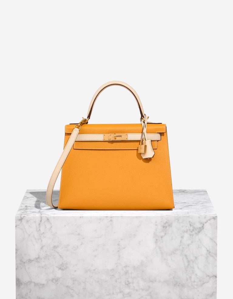 Hermès Kelly HSS 28 Epsom Jaune d'Or / Nata Front | Sell your designer bag