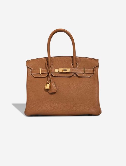 Hermès Birkin 30 Togo Gold Front | Sell your designer bag