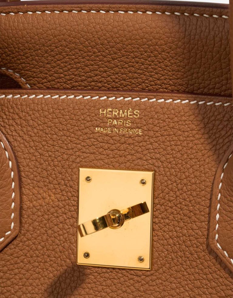 Hermès Birkin 30 Togo Gold Logo | Sell your designer bag