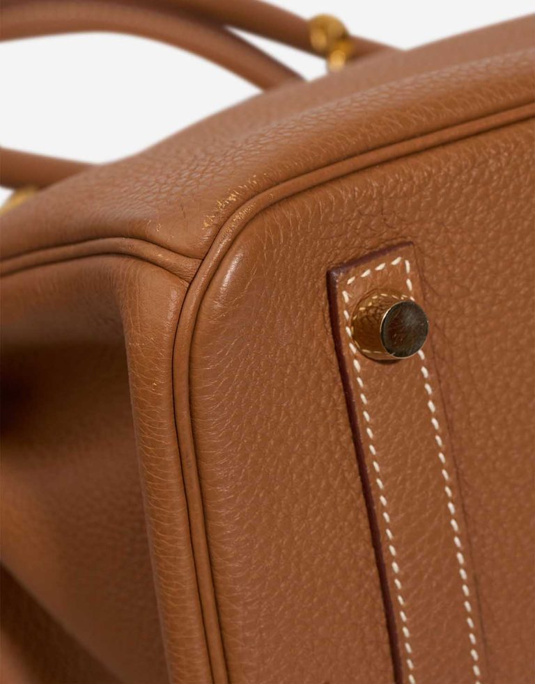 Hermès Birkin 30 Togo Gold Signs of wear | Sell your designer bag