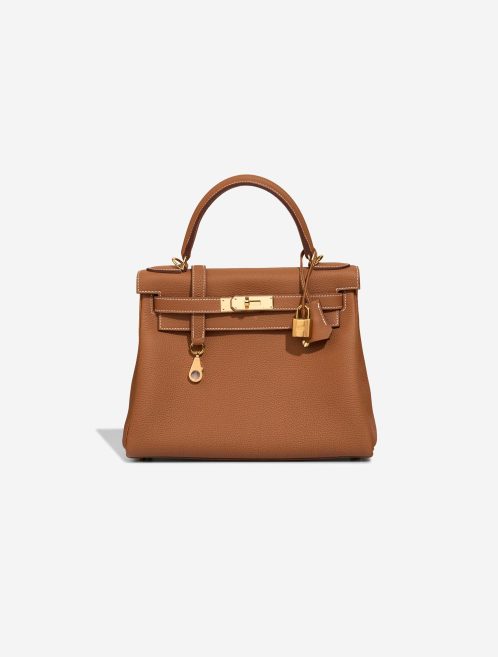 Pre-owned Hermès bag Kelly 28 Togo Gold Gold | Sell your designer bag on Saclab.com
