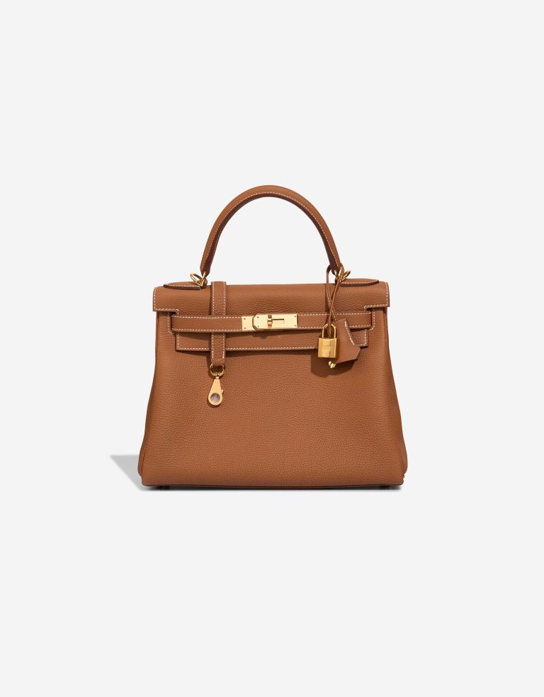 Pre-owned Hermès bag Kelly 28 Togo Gold Gold | Sell your designer bag on Saclab.com