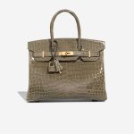 Hermès Birkin 30 Niloticus Crocodile Gris Tourterelle Front | Sell your designer bag