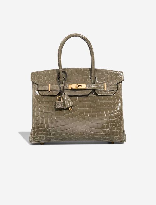 Hermès Birkin 30 Niloticus Crocodile Gris Tourterelle Front | Sell your designer bag