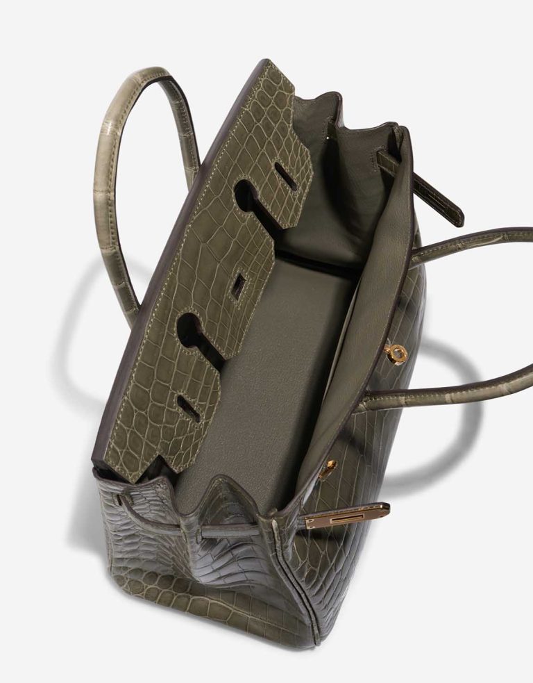 Hermès Birkin 30 Niloticus Crocodile Gris Tourterelle Inside | Sell your designer bag
