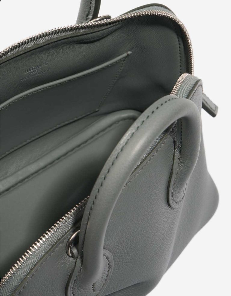 Hermès Bolide Mini Evercolor Vert Amande Inside | Sell your designer bag