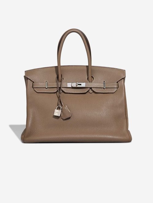 Hermès Birkin 35 Clémence Étoupe Front | Sell your designer bag