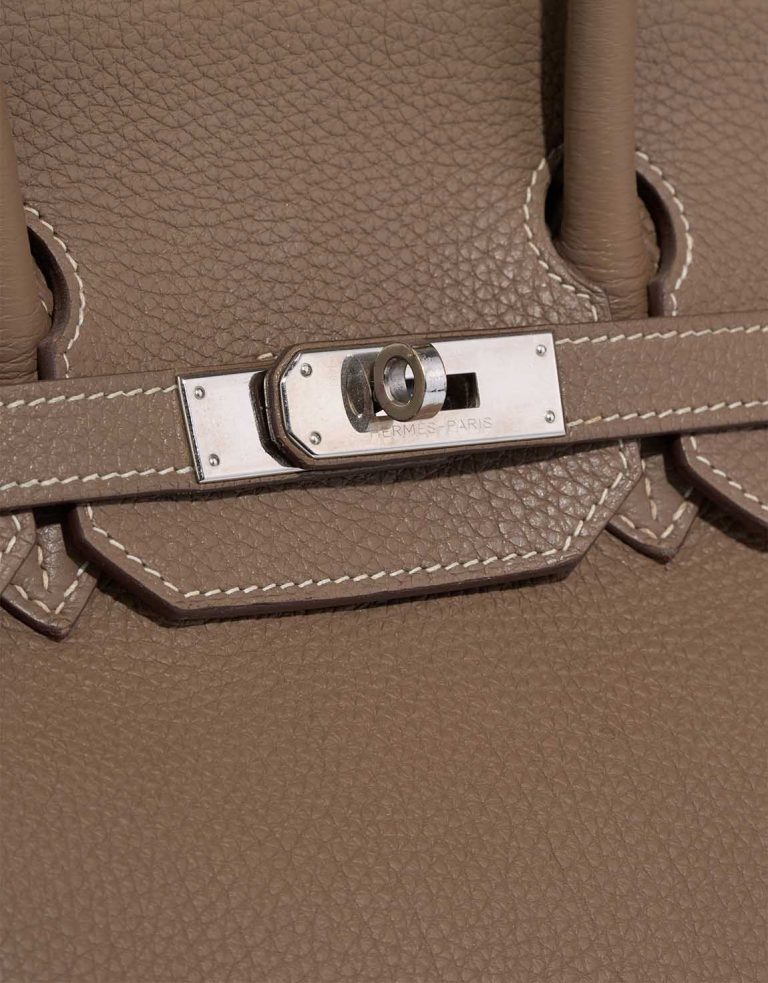 Hermès Birkin 35 Clémence Étoupe Closing System | Sell your designer bag