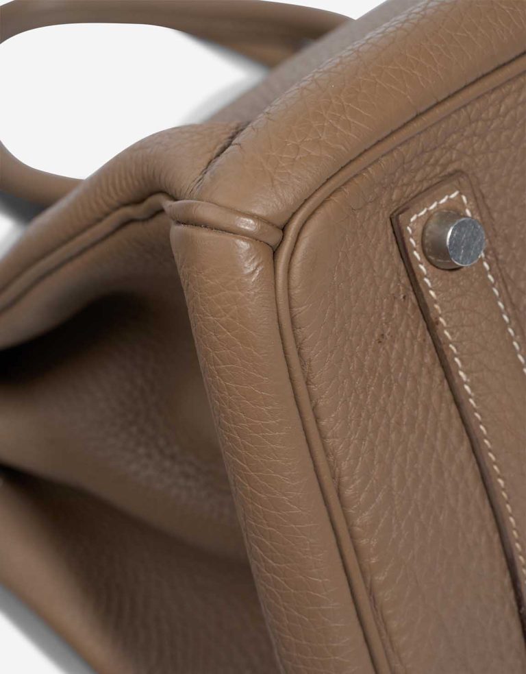Hermès Birkin 35 Clémence Étoupe Signs of wear | Sell your designer bag
