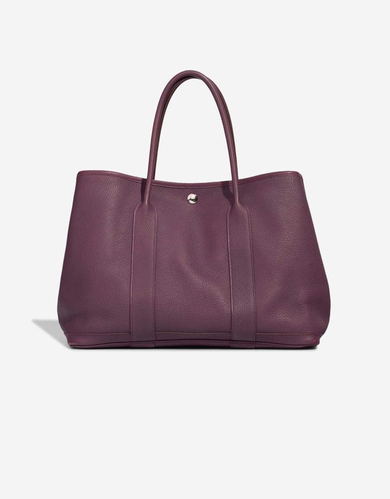 Hermès Garden Party 36 Veau Négonda Cassis Front | Sell your designer bag