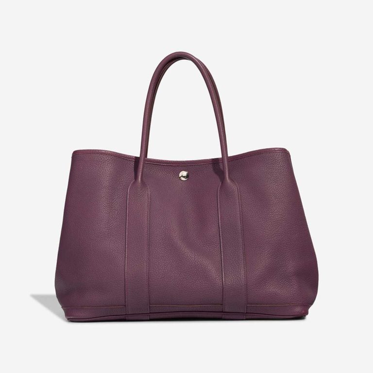 Hermès Garden Party 36 Veau Négonda Cassis Front | Sell your designer bag