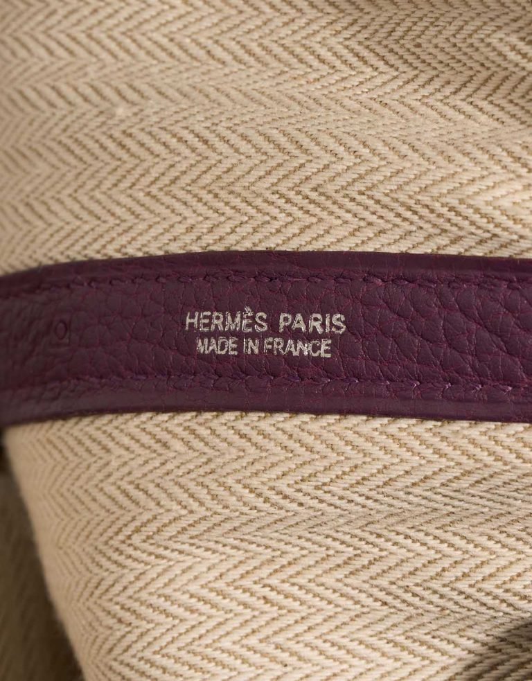 Hermès Garden Party 36 Veau Négonda Cassis Logo | Sell your designer bag