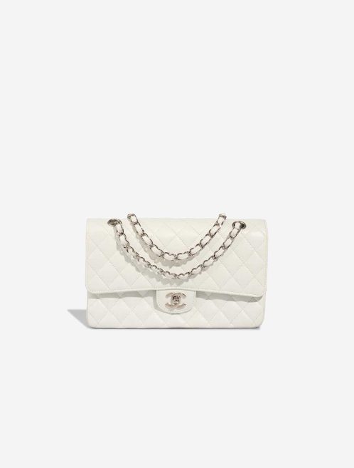 Chanel Timeless Medium Caviar White Front | Sell your designer bag