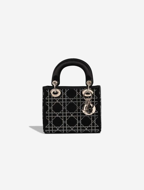 Dior Lady Small Silk Black Front | Sell your designer bag