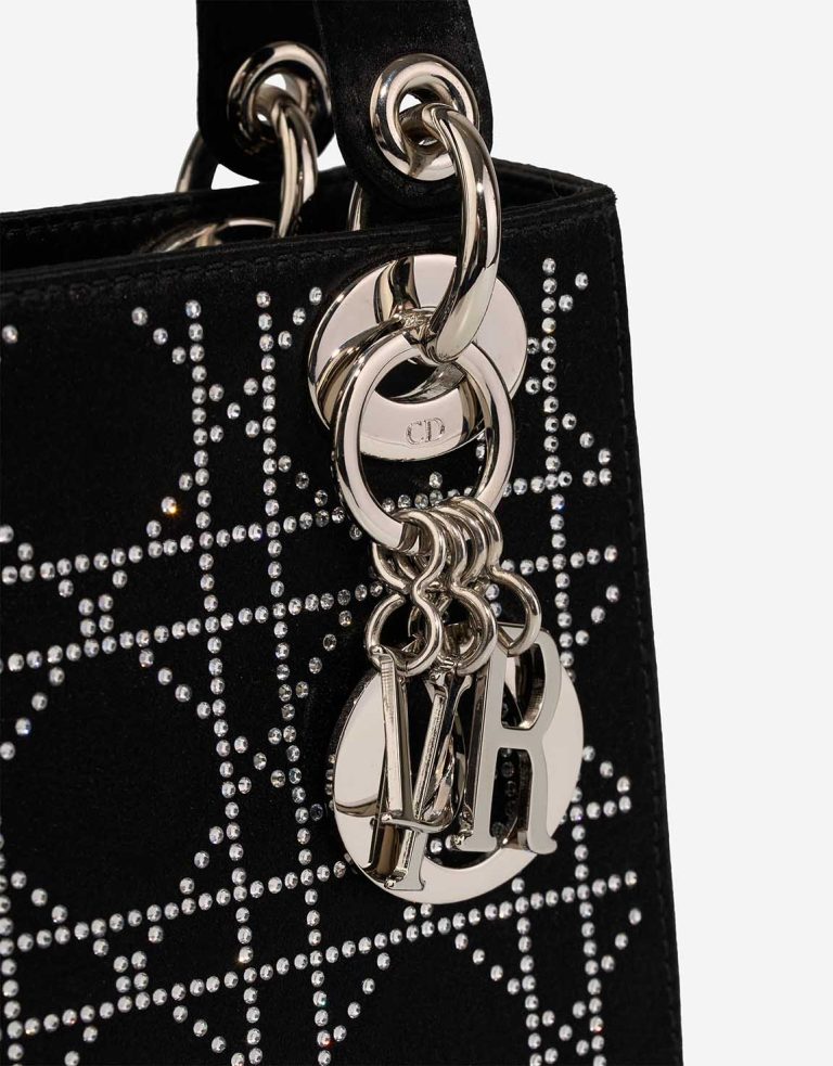 Dior Lady Small Silk Black Closing System | Sell your designer bag