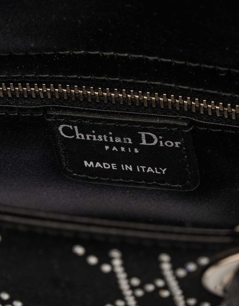 Dior Lady Small Silk Black Logo | Sell your designer bag