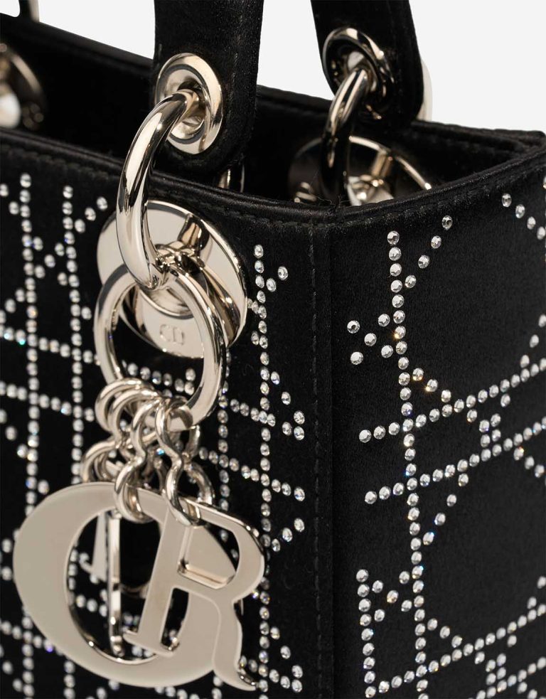 Dior Lady Small Silk Black Signs of wear | Sell your designer bag