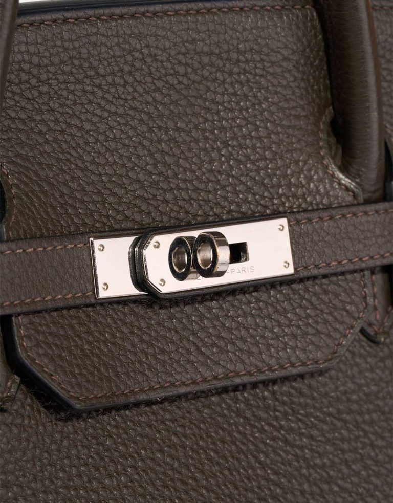Hermès Birkin 40 Togo Vert Bronze Closing System | Sell your designer bag